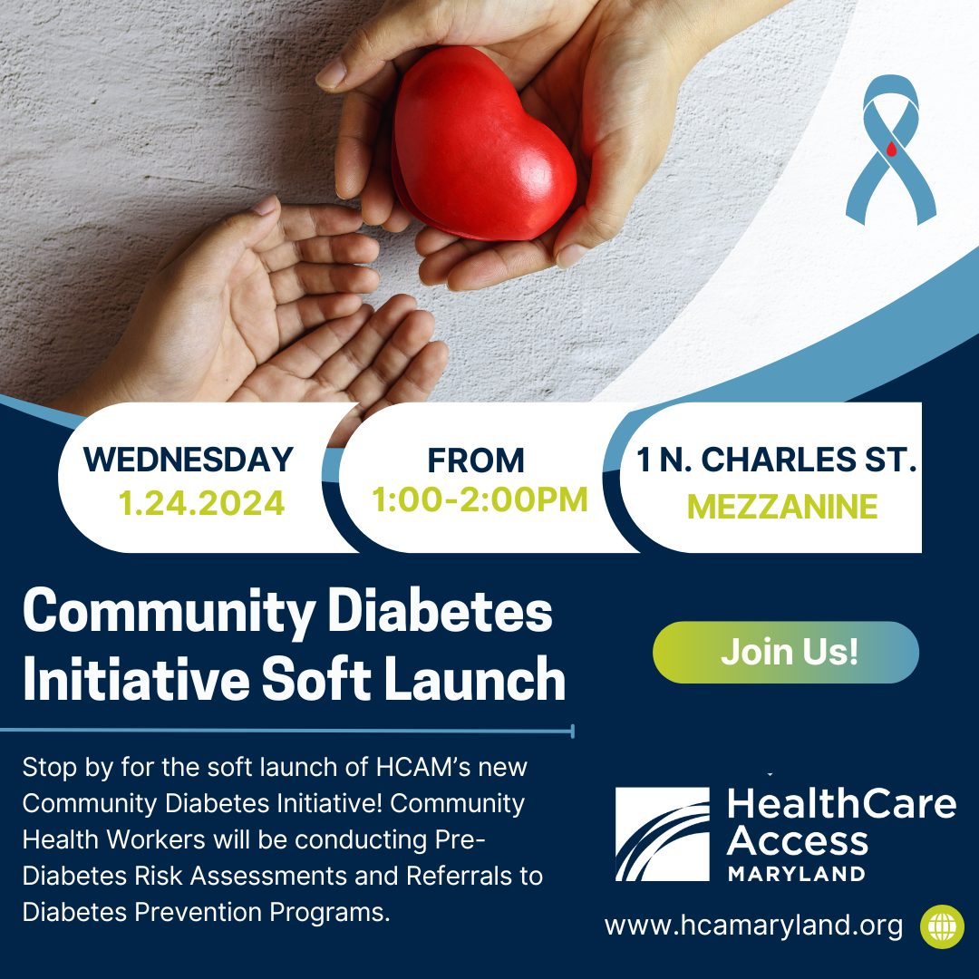 Community Diabetes Initiative Launch Event Flyer